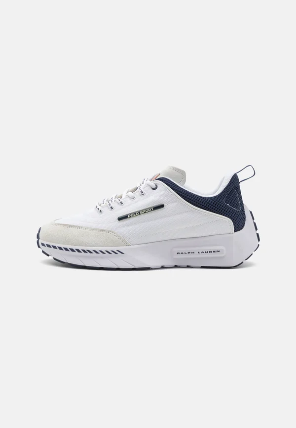 PS250 SUEDE PANELED SNEAKER - Sneaker low - white/navy