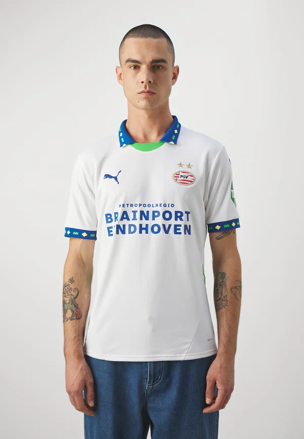 PSV EINDHOVEN THIRD REPLICA - Vereinsmannschaften - white/cobalt glaze