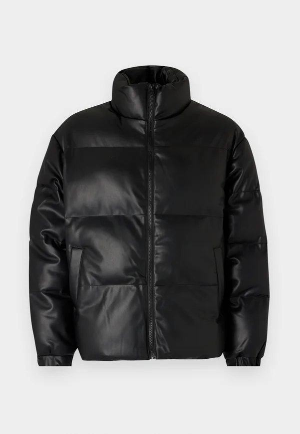 PU PUFFER JACKET UNISEX - Winterjacke - black