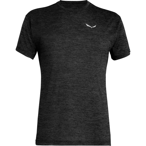 PUEZ MELANGE DRY TEE - Sport T-Shirt - black out melange