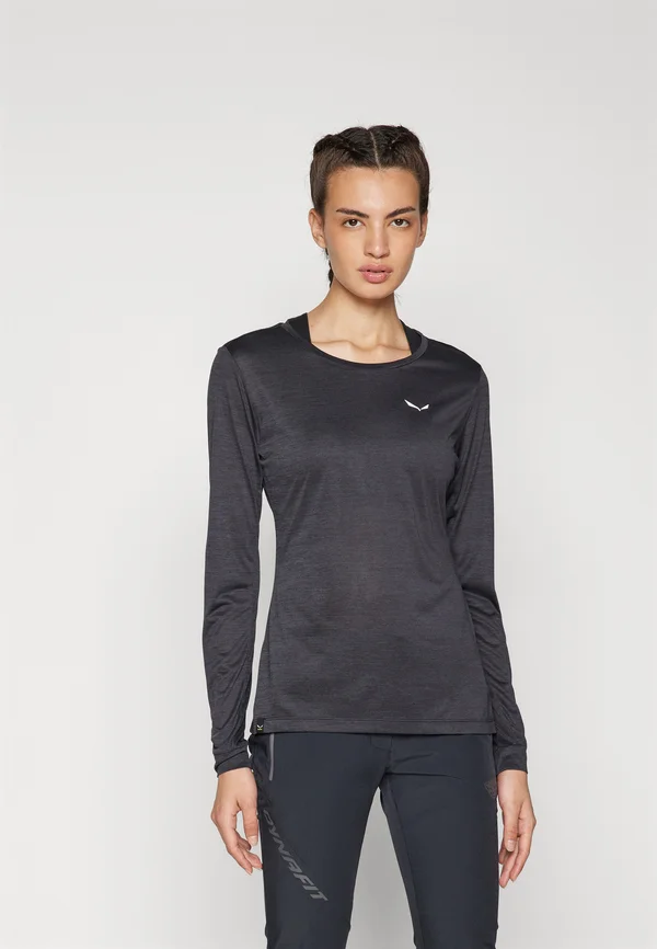 PUEZ TEE - Langarmshirt - black out