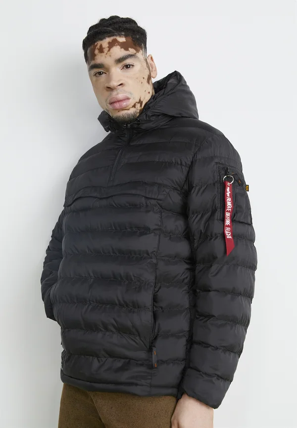 PUFFER ANORAK - Übergangsjacke - black