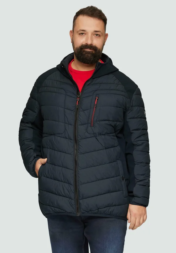 PUFFER AUS  MIT KONTRAST-DETAILS - Winterjacke - navy