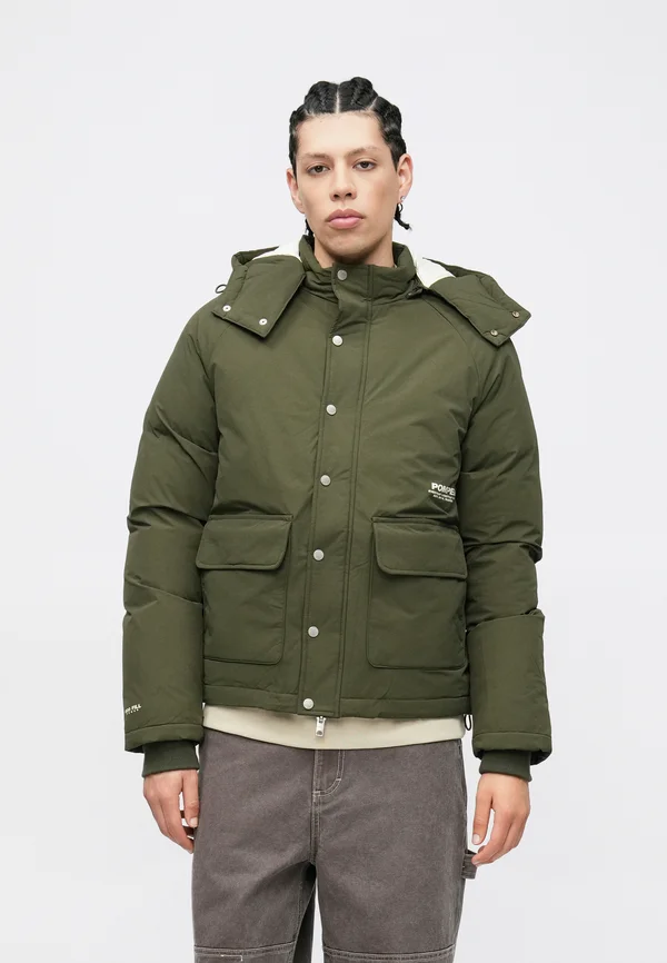 PUFFER JACKET - Daunenjacke - khaki