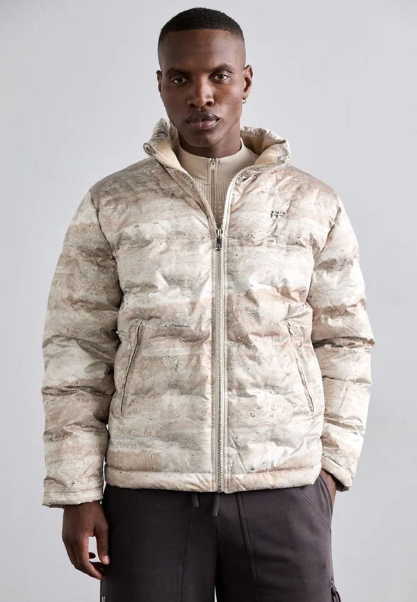 PUFFER JACKET - Daunenjacke - travertine