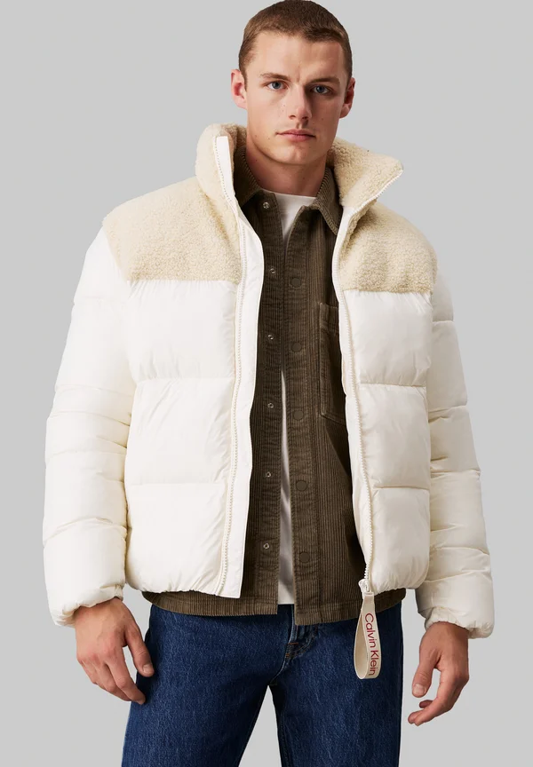 PUFFER JACKET - Winterjacke - ivory