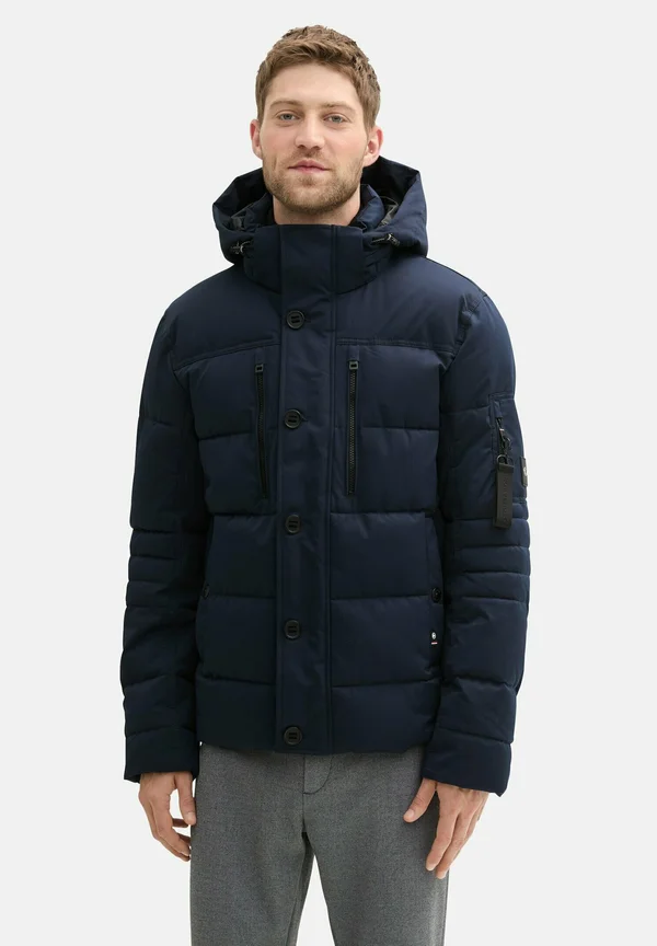 PUFFER MIT ABNEHMBARER KAPUZE - Winterjacke - sky captain blue