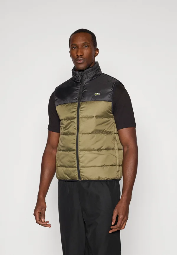 PUFFER VEST - Weste - olive/black