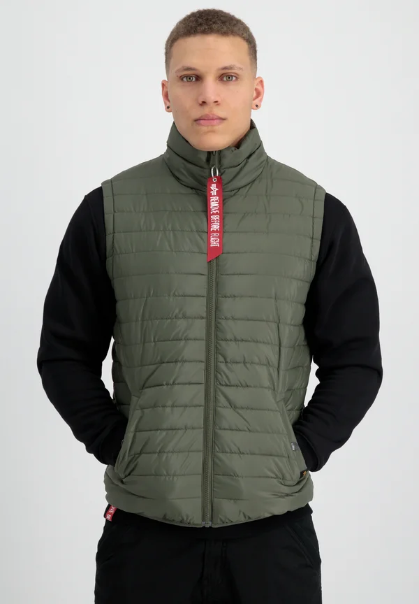 PUFFER - Weste - dark olive
