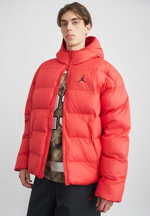 PUFFER - Winterjacke - gym red/black