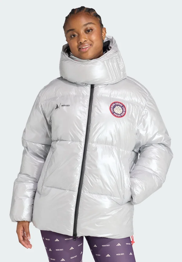 PUFFER   - Winterjacke - matte silver