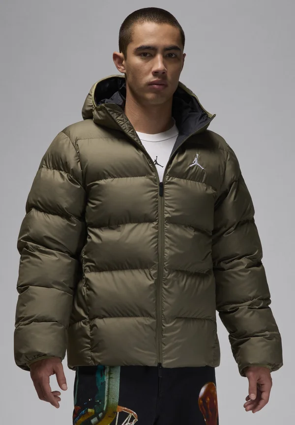 PUFFER - Winterjacke - medium olive black
