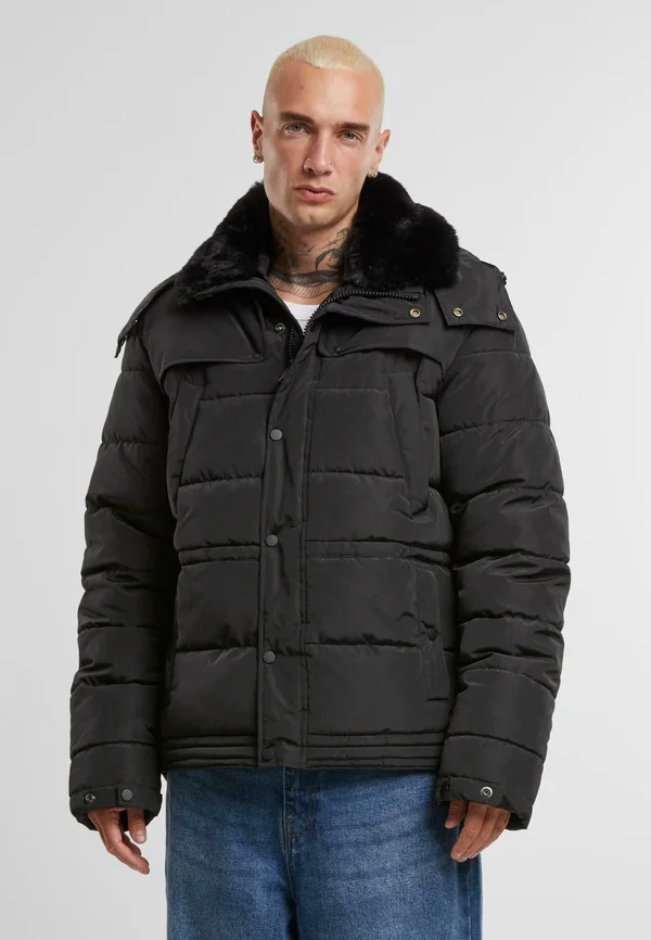 PUFFER WITH DETACHABLE   - Winterjacke - black