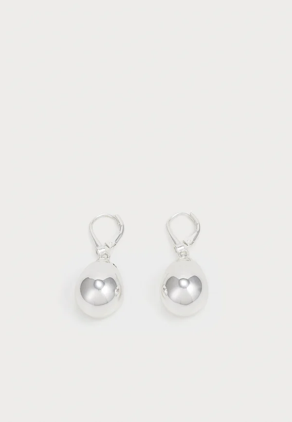 PUFFY TEARDROP - Ohrringe - silver-coloured