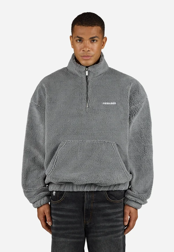 PUKA HALF ZIP - Fleecepullover - mid grey