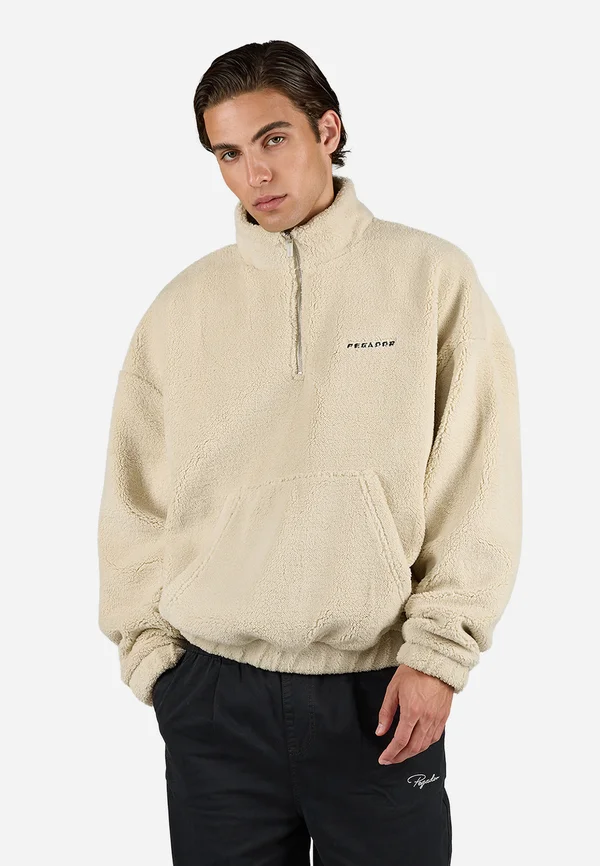 PUKA HALF ZIP - Fleecepullover - stone