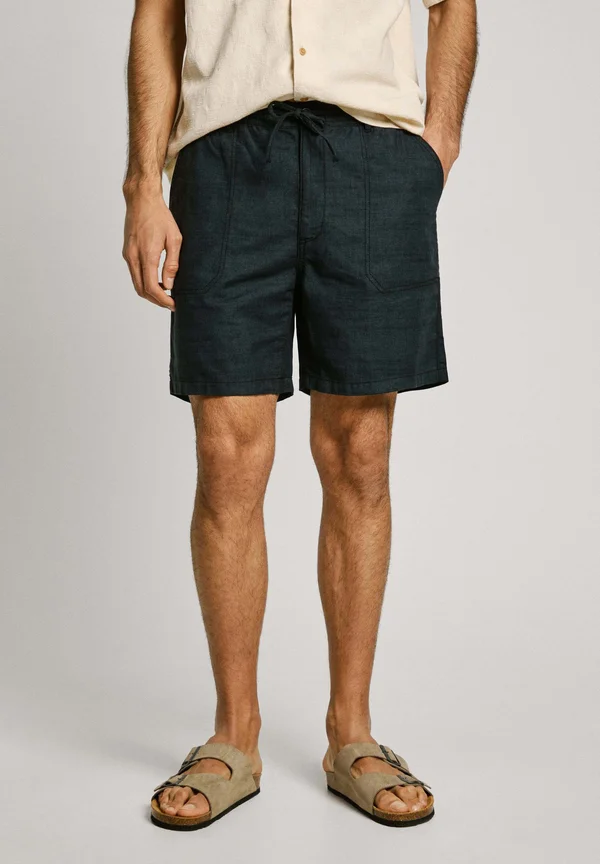 PULL ON - Jeans Shorts - black