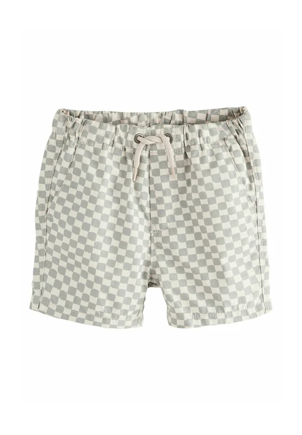 PULL ON - REGULAR FIT - Shorts - neutral checkerboard