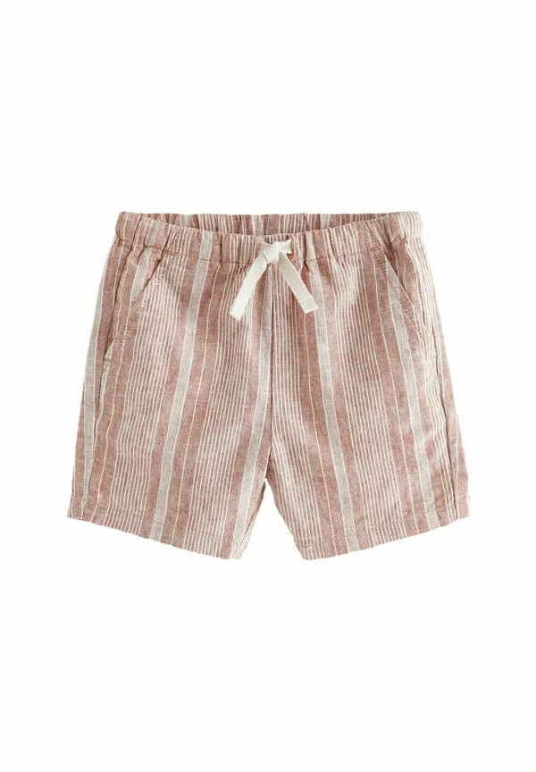 PULL-ON REGULAR FIT - Shorts - rust brown stripe