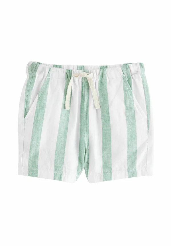 PULL-ON REGULAR FIT - Shorts - sage white stripe