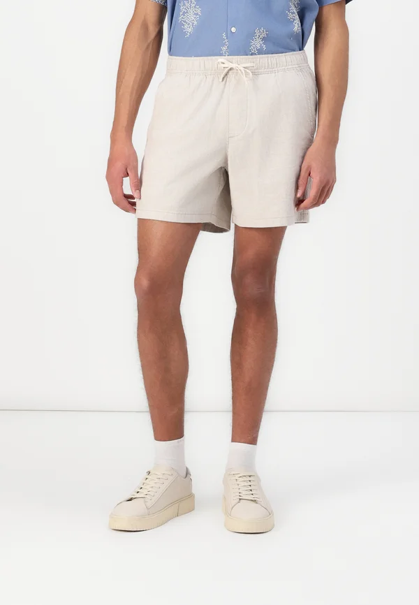 PULL ON  - Shorts - dune/white