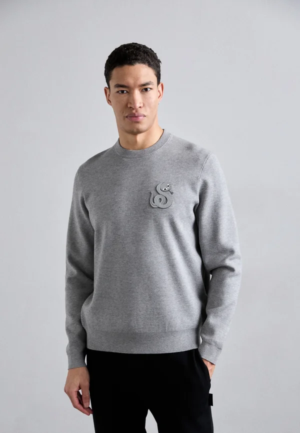 PULL - Strickpullover - gris chiné