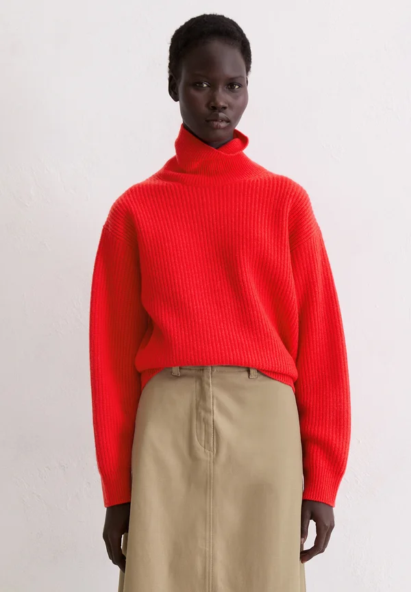 PULLOVER, LONGSLEEVE - Strickpullover - bright red