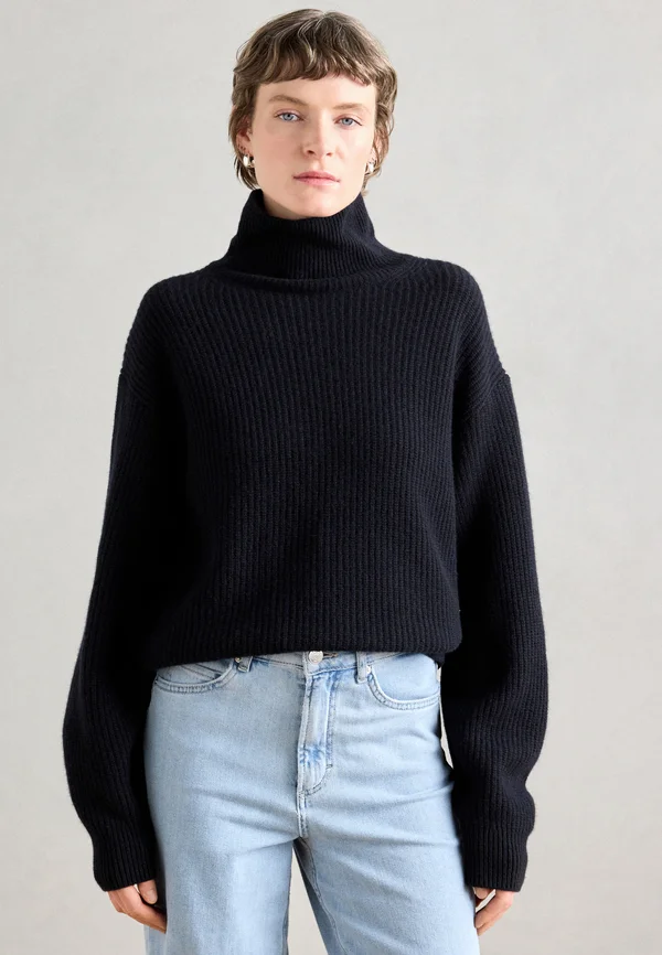 PULLOVER, LONGSLEEVE - Strickpullover - deep night blue