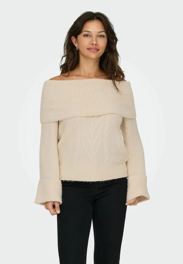 PULLOVER ONLLUNA - Strickpullover - birch