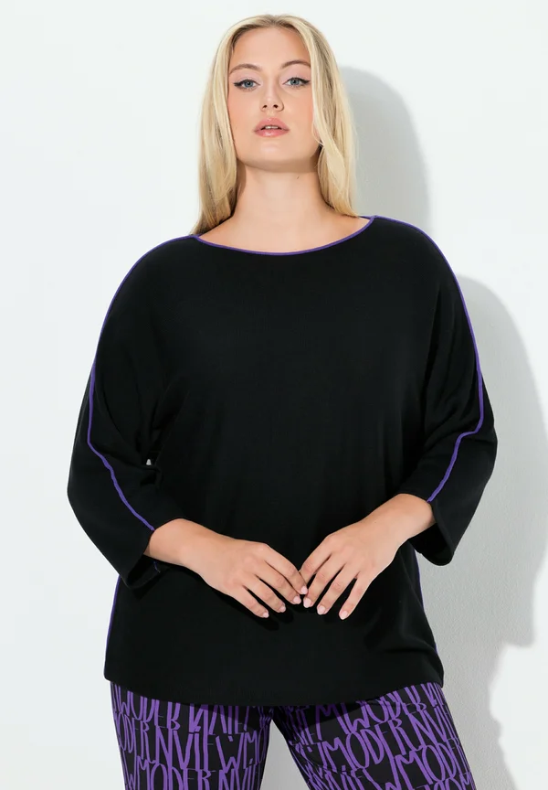 PULLOVER - Strickpullover - black