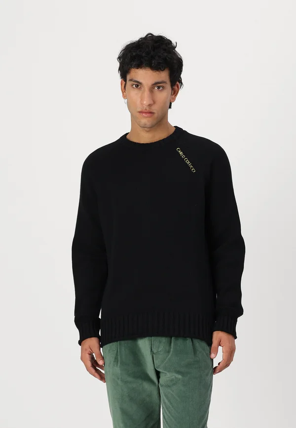 PULLOVER - Strickpullover - black