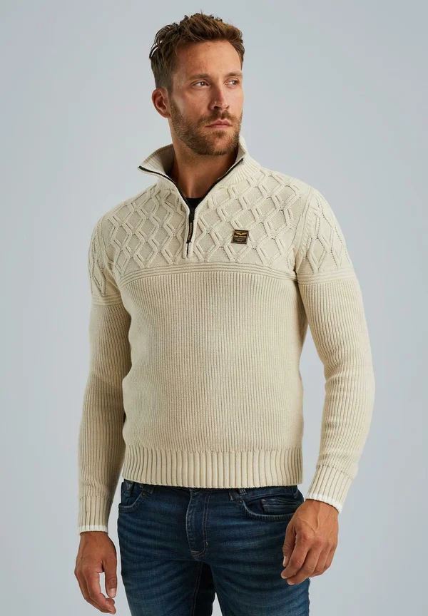 PULLOVER - Strickpullover - bone white