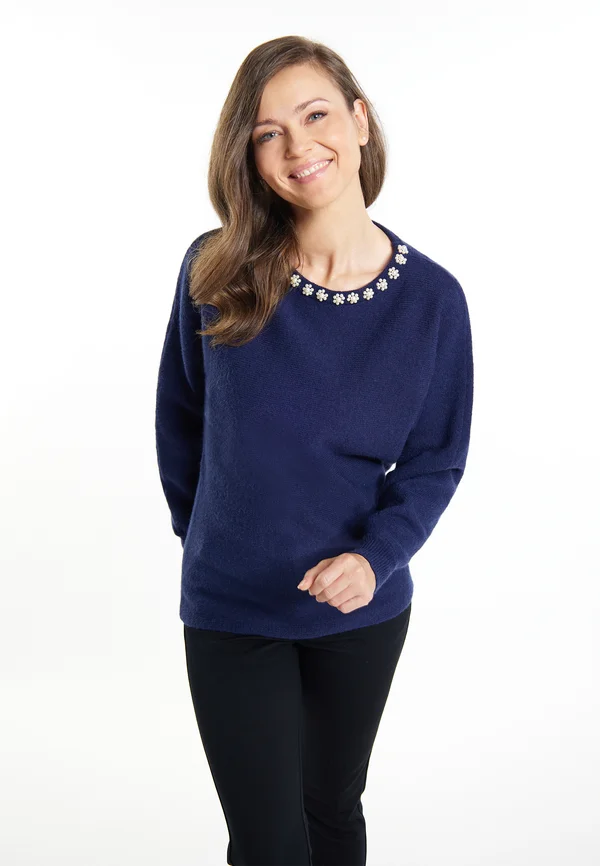 PULLOVER  - Strickpullover - marine