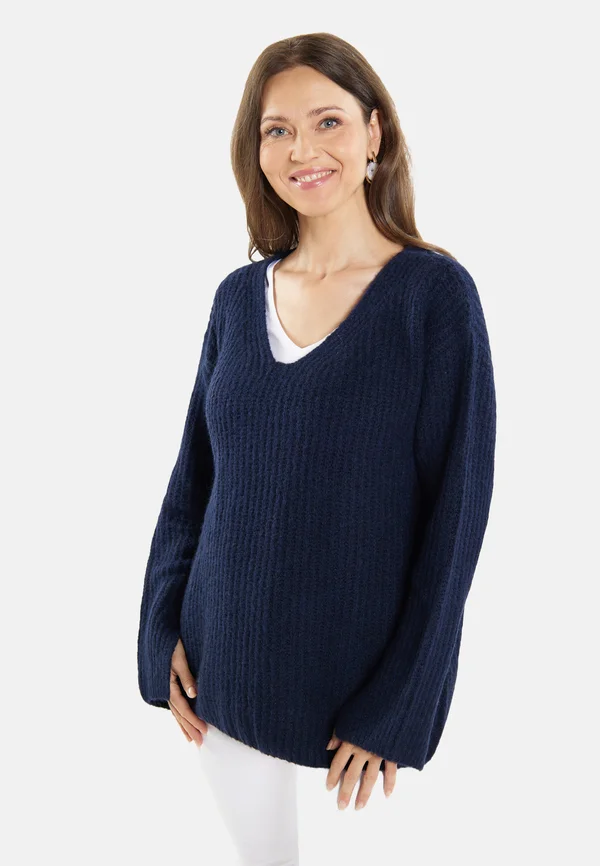 PULLOVER - Strickpullover - marine