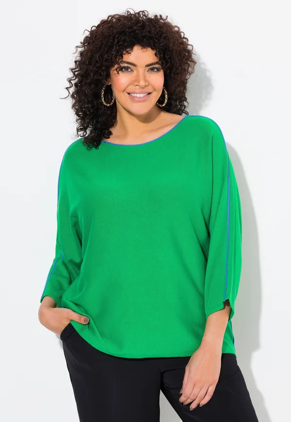 PULLOVER - Strickpullover - natural green