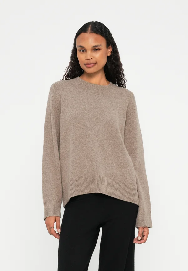 PULLOVER - Strickpullover - natural taupe