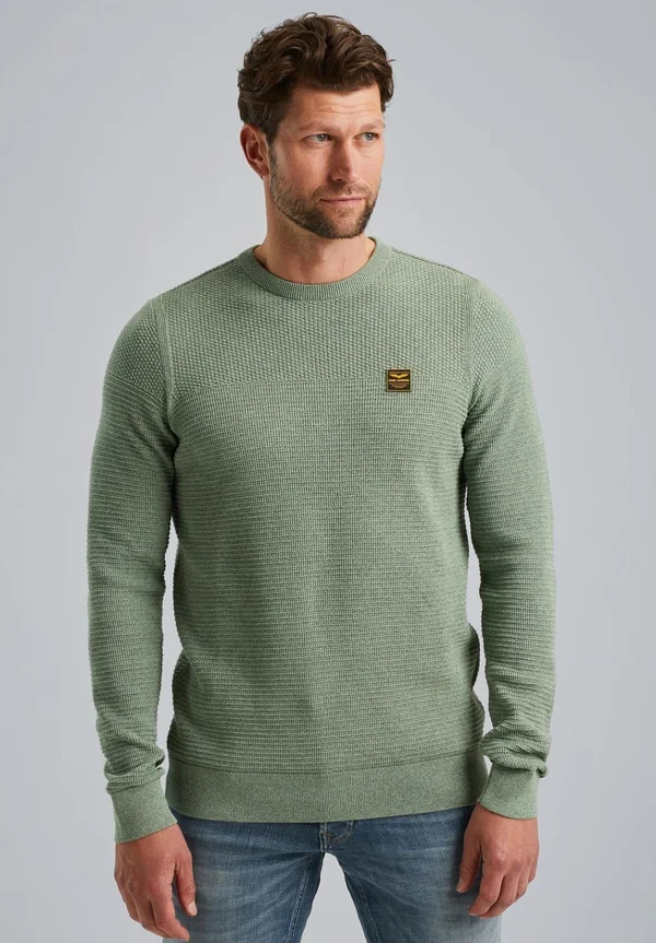 PULLOVER - Strickpullover - quiet green