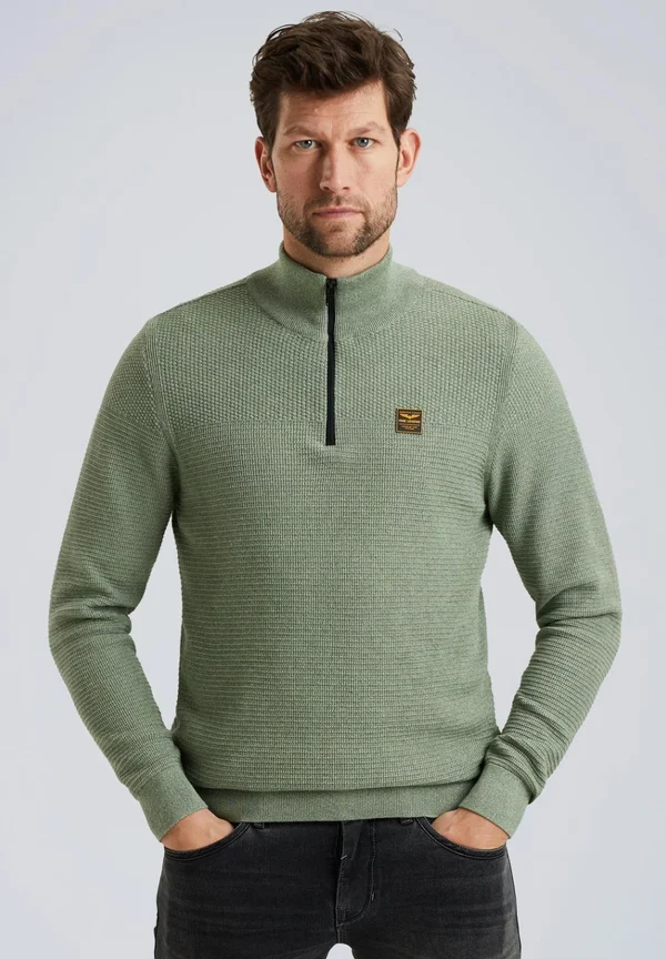 PULLOVER - Strickpullover - quiet green