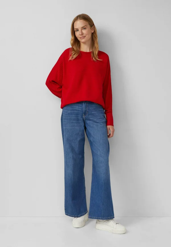 PULLOVER - Strickpullover - rot