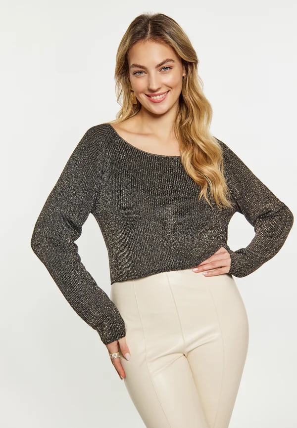 PULLOVER - Strickpullover - schwarz