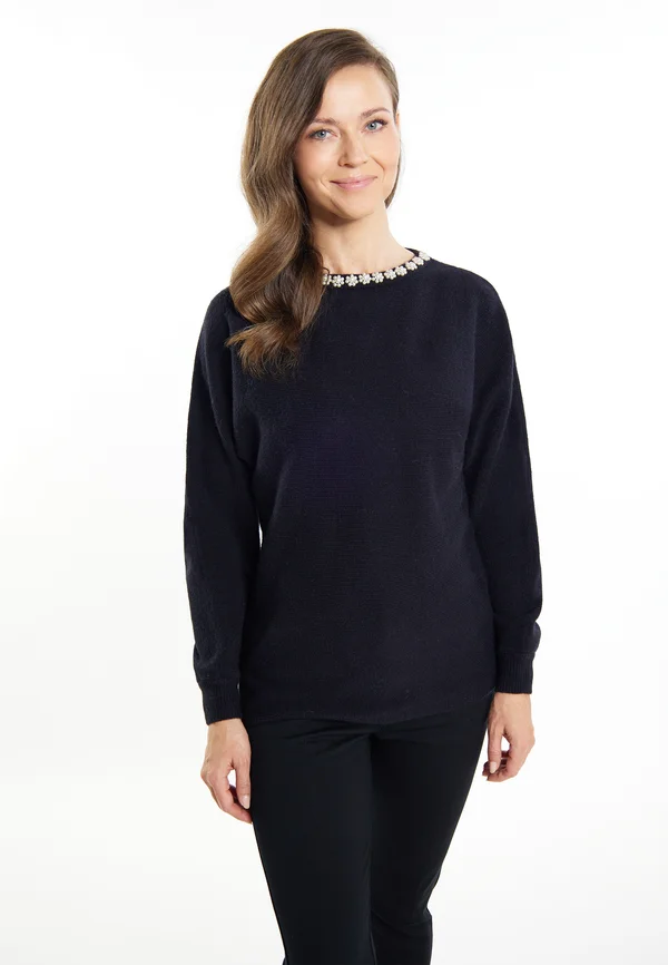 PULLOVER  - Strickpullover - schwarz