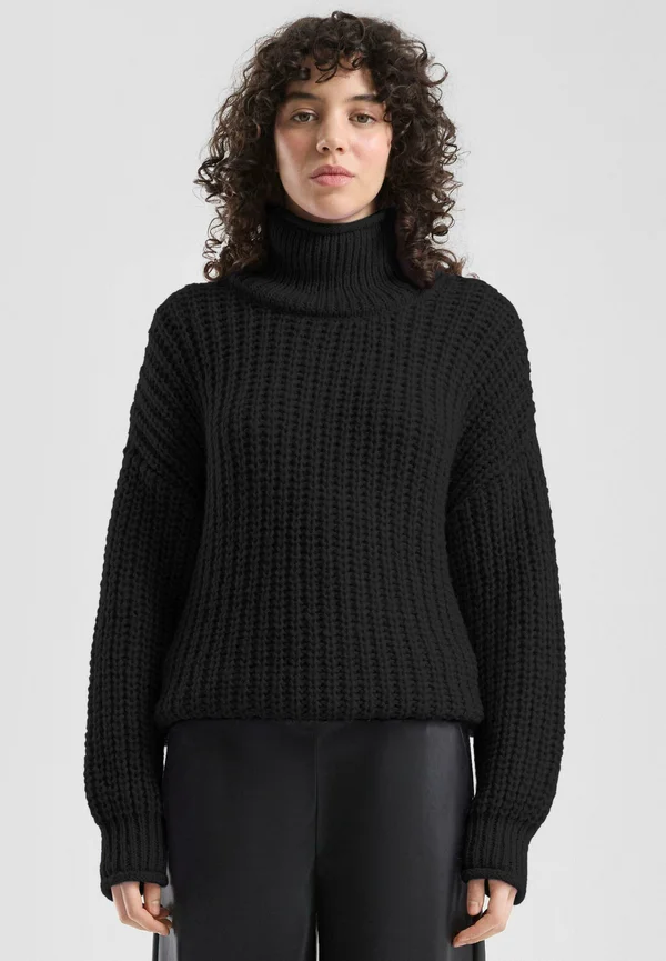 PULLOVER - Strickpullover - schwarz