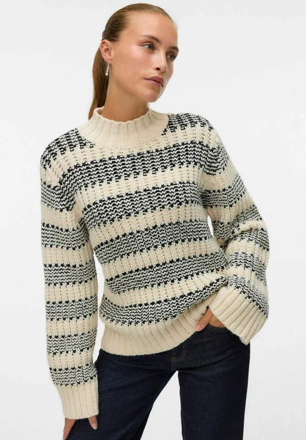 PULLOVER VMSKYE - Strickpullover - birch