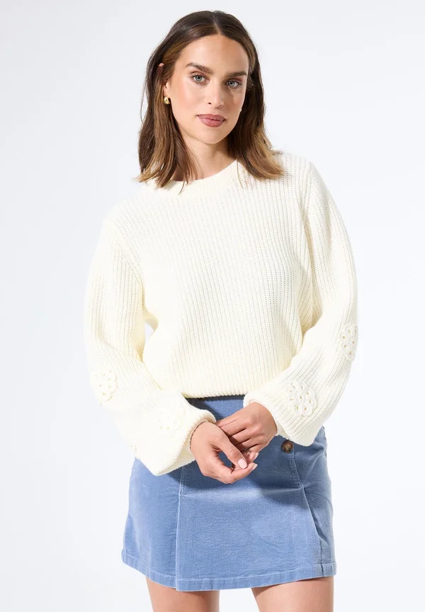 PULLOVERS - Strickpullover - soft ivory
