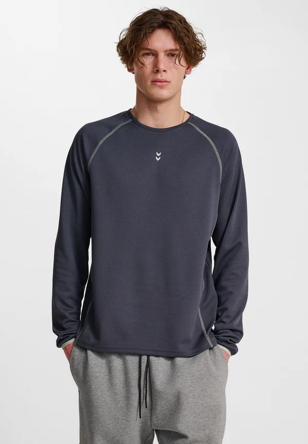 PULSE PERFORMANCE MIDLAYER - Langarmshirt - ebony