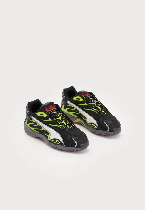 PUMA X A$AP ROCKY INHALE UNISEX - Sneaker low - black/warm white/lime pow