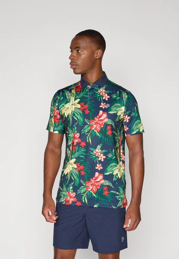 PUMA X PTC FLORAL  - Poloshirt - deep navy
