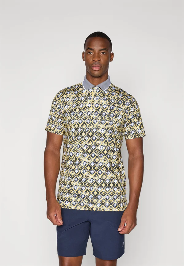PUMA X PTC TILE  - Poloshirt - red fire/sunny yellow