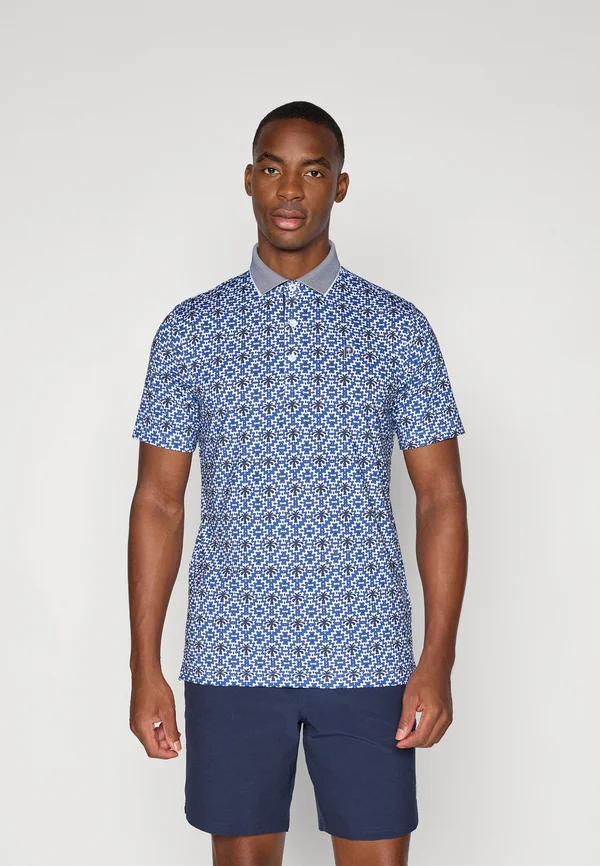 PUMA X PTC TILE  - Poloshirt - white glow/deep navy