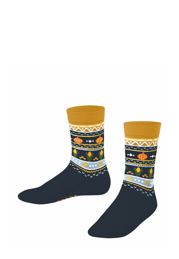 PUMPKIN FAIR ISLE - Socken - space blue